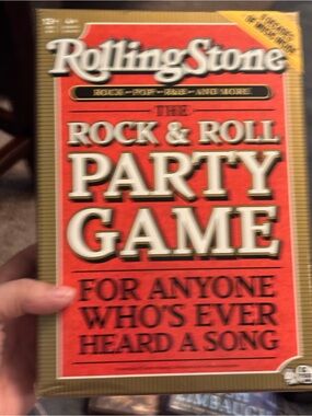 the Rolling Stones Red & Gold Rock & Roll Party Game